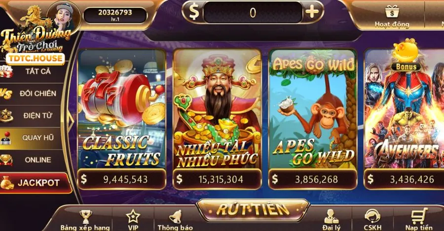 Hình ảnh máy slot với jackpot lớn